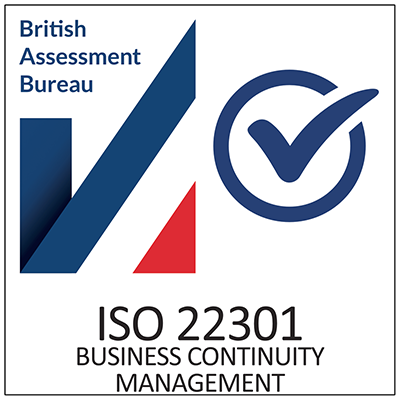 ISO 22301 Business Continuity Management System Framework Logo